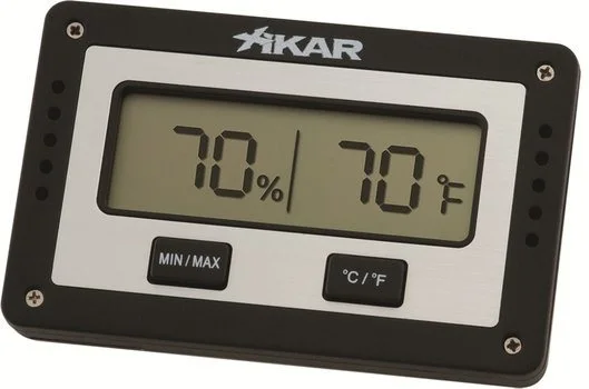 Xikar igrometro digitale rettangolare per humidor