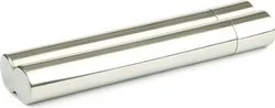 Adorini Etui 2 cigares en acier raffiné