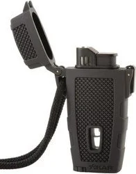 Accendino Xikar Storm Stratosphere nero con fiamma turbo