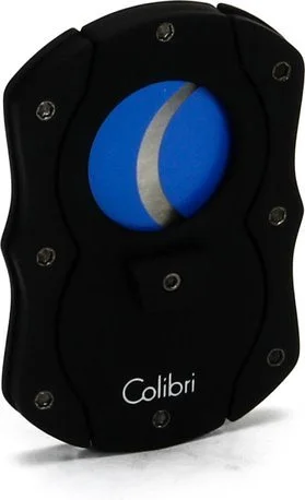Colibri Cut Zigarrencutter schwarze Schalen / blaue Klingen