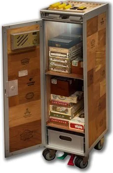 Armoire à cigares adorini avec trolley