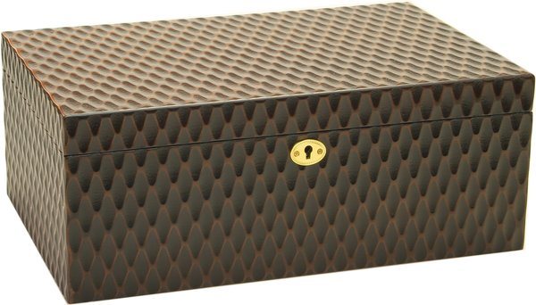 Humidor Karomuster braun