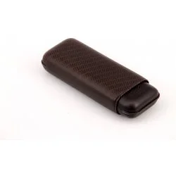 Astuccio per Sigari Davidoff XL-2 in Pelle Marrone "Enjoy"