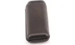Davidoff Zigarrenetui XL-2 Leder schwarz Blatt