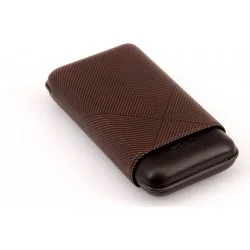 Davidoff Zigarrenetui XL-3 Leder braun Blatt