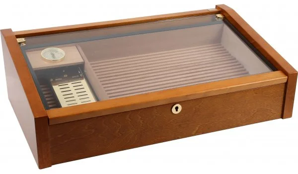Vega (mogano) - Humidor ad esposizione deluxe