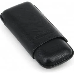 Étui à cigares double Martin Wess  Robusto Dante Noir