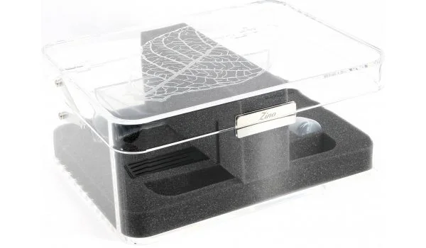 Zino Akryl Humidor Transparent Tabakblatt