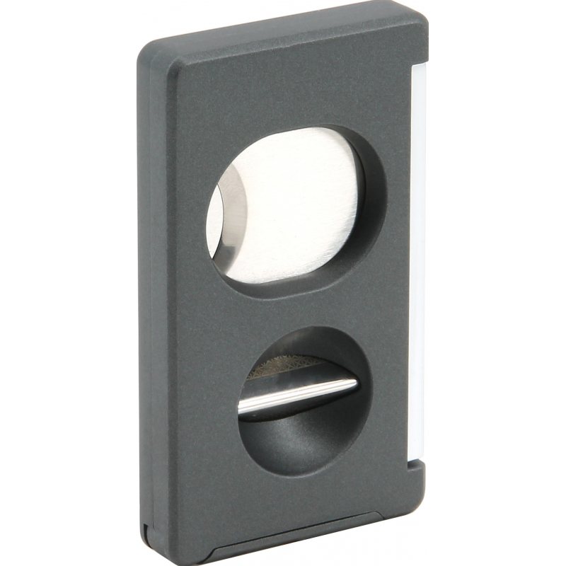 Xikar Xi2 Zigarrenschneider In Granit Grau – Edelstahlklingen Für Bis Zu 60 Ring, Kompaktes Composite-Design