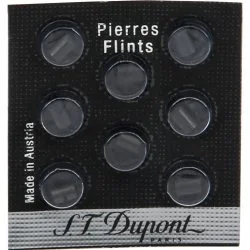 S.T. Dupont Feuersteine 8 Stück schwarz