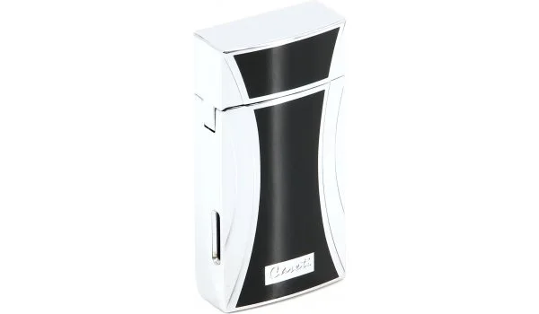 Caseti Chamonix Briquet Jet Chrome Noir