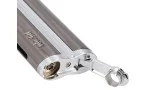 adorini Curve Jetfeuerzeug Einflammig Gunmetal inkl. Cigar Punch Foto 2