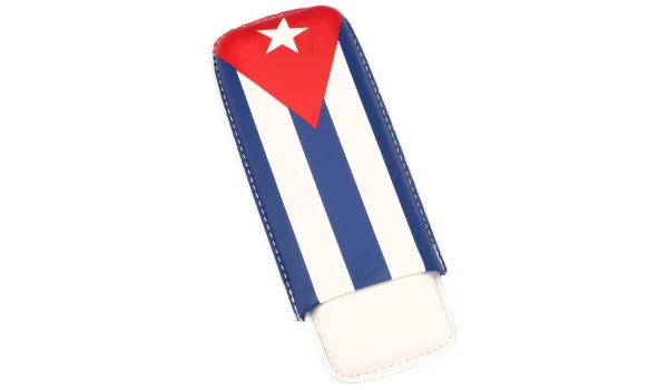 Portasigari Bandiera Cubana per 2 sigari