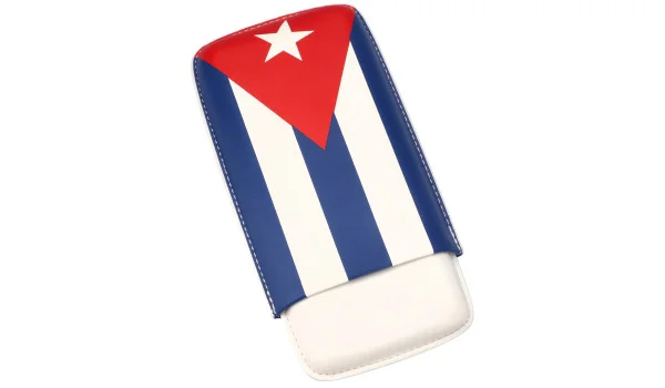Portasigari Bandiera Cubana per 3 sigari