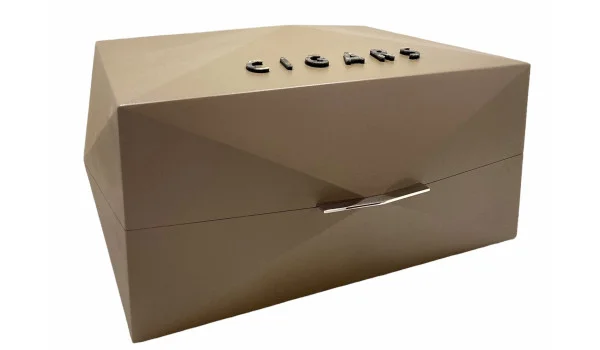 Gentili Humidor Prisma "Cigars" braun