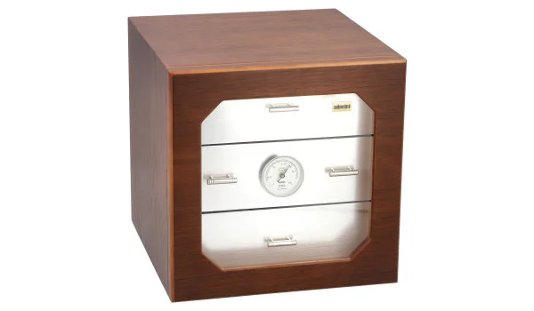 adorini Chianti Medium Deluxe Humidor Noce/Alluminio