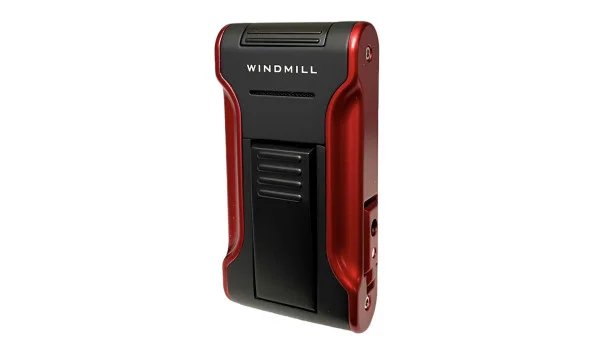 Kantana di Windmill Accendino Fiamma a Getto nero/rosso