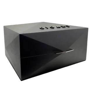 Gentili Humidor Prisma "Cigars" Schwarz
