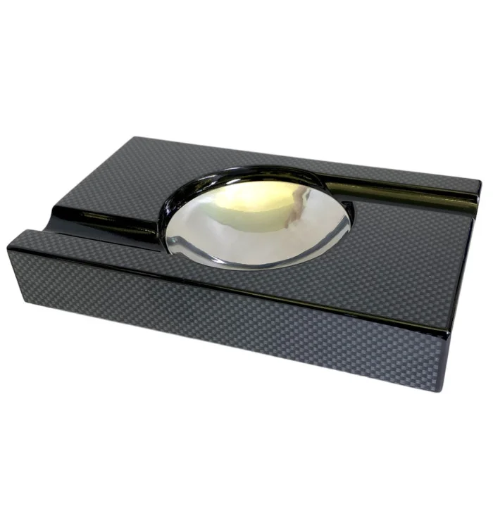 Zigarrenascher Carbon Design hochglanz