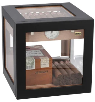 Adorini Cube Deluxe Humidor schwarz Foto 5