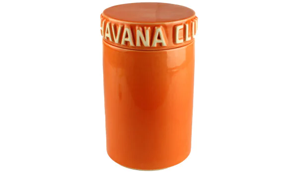 Barattolo per Sigari Havana Club Tinaja arancione