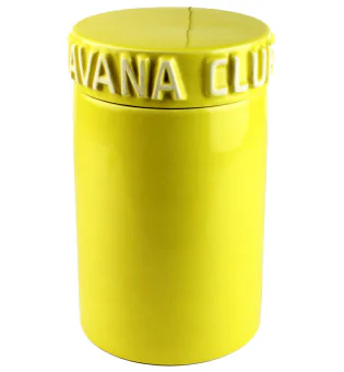 Barattolo per Sigari Havana Club Tinaja giallo