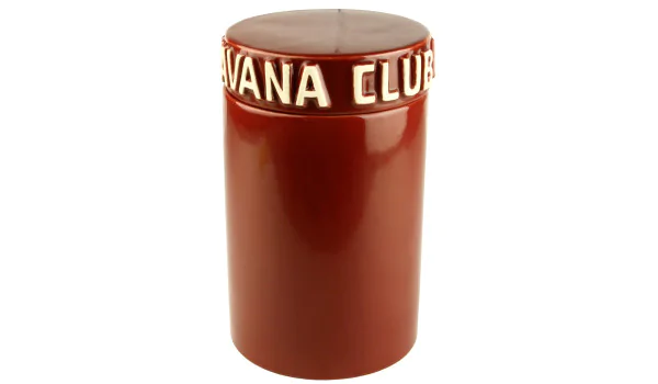 Barattolo per Sigari Havana Club Tinaja rosso scuro