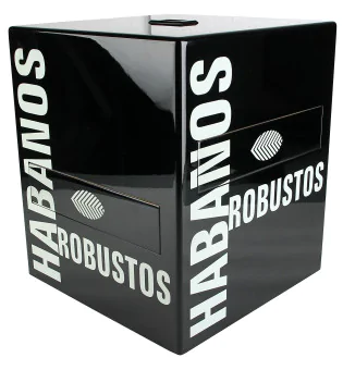 Habanos Robustos Cave à cigares noire