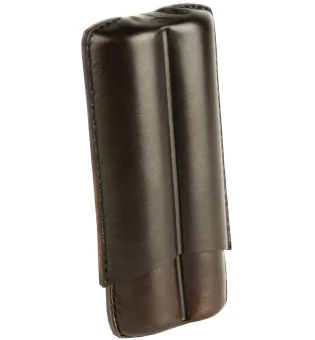 Lubinski Zigarrenetui Leder 2 Robusto braun