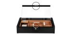 Humidor Einbauschloss Set silber Foto 6