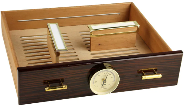 Schublade für adorini Humidor Chianti Grande mit Hygrometer Loch Foto 14