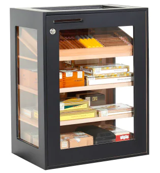adorini Salina Humidor Armadio Nero