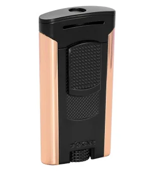 Accendino Xikar Astral Single Jet Nero Oro Rosato