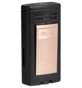 Accendino Xikar Ion Double Jet Nero Oro Rosato