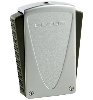 Accendino Lotus Jet 3810 cromato e satinato color canna di fucile scuro
