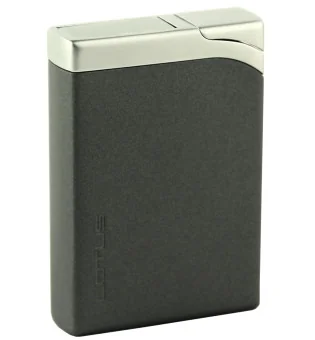Accendino Lotus Jet 1520 grigio scuro e cromato