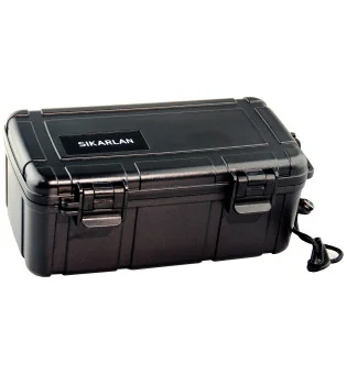 Humidor da Viaggio per 10 Sigari con Spugna Umidificatrice