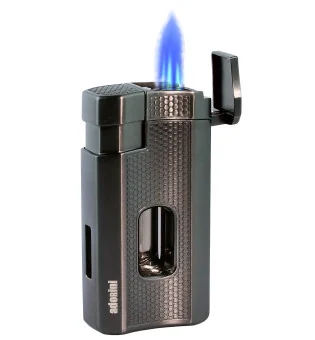 adorini Triple Jet Briquet V-Cut Gun Metal