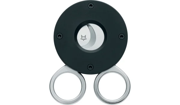 Fox Zigarrenschere The Circle Aluminium schwarz 743 B