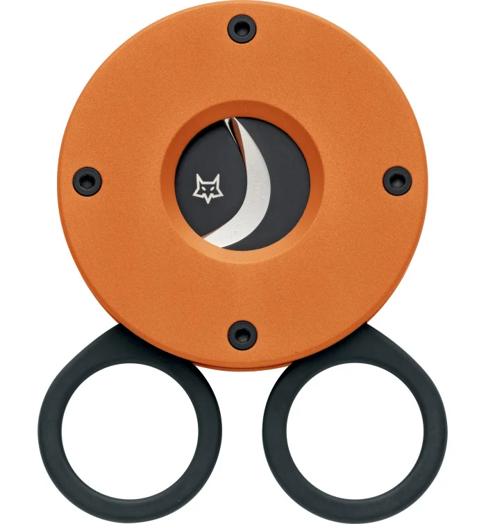 Forbici per sigari Fox The Circle Arancione Alluminio 743 OR