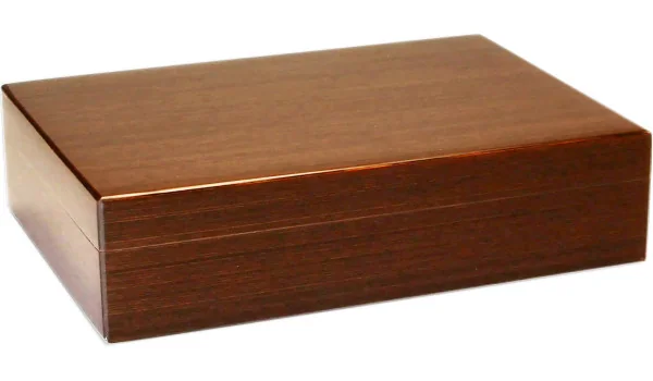 Guy Janot Humidor Wenge 20 Zigarren Hochglanz  Braun