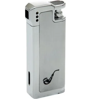 Accendino da Pipa JAM piezoelettrico argento