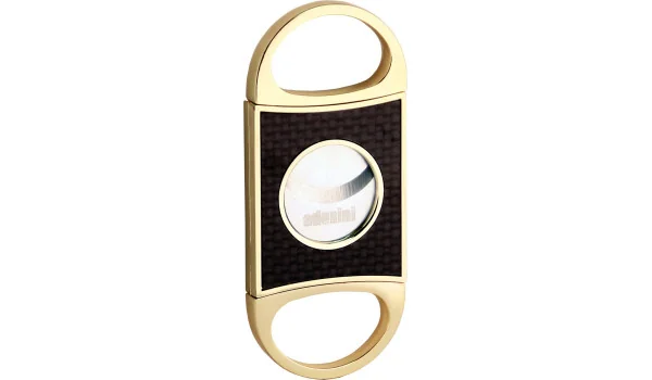 Couteau double lame adorini doré édition spécial carbone