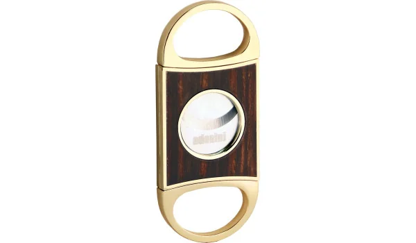 Couteau adorini  à double lame Ebène doré