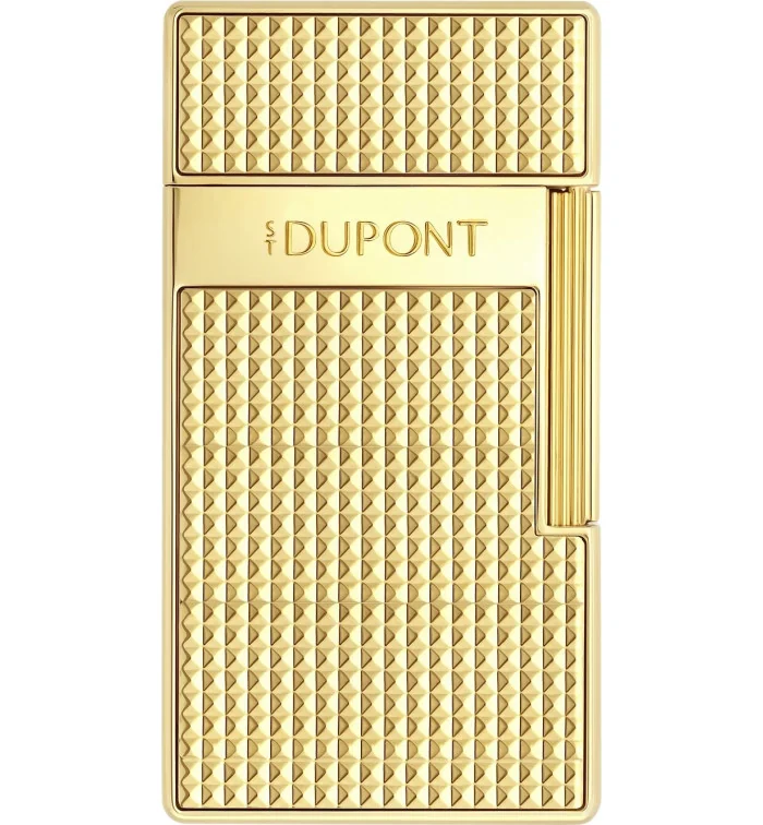 Accendino S.T. Dupont Biggy Diamond Head Dorato 025209