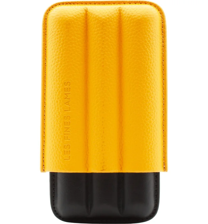 Custodia per sigari Les Fines Lames Trio Giallo