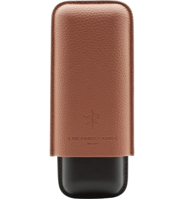 Custodia per sigari Les Fines Lames Duo Marrone