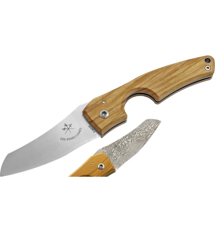 Coltello per Sigari Les Fines Lames Le Petit Compass Olivo