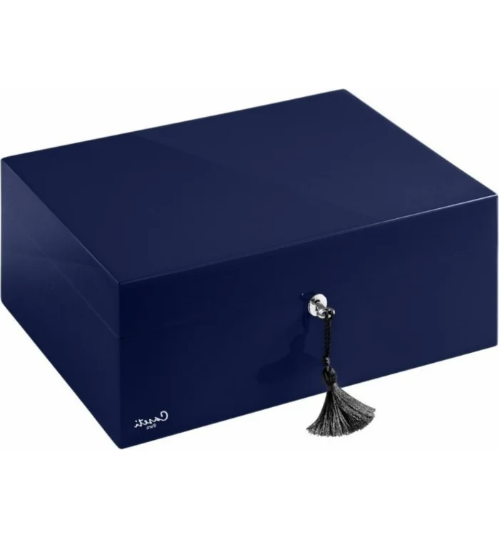Humidor Caseti Paris blu scuro