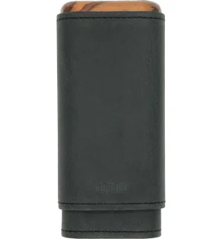 adorini Portasigari Adattabile in Vera Pelle Nero 2/3